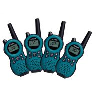 ORICOM PMR795 BLUE HANDHELD UHFCOMPACT RADIO WALKIE QUAD PACK