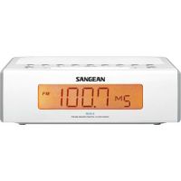 SANGEAN WHITE RCR-5 FM / AM / DIGITAL TUNING CLOCK RADIO