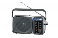 SANSAI RD-768 AM/FM PORTABLE RADIO WITH SPEAKER AND EARPHONE JAC