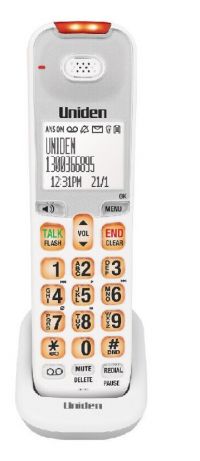 UNIDEN SS E07 WHITE OPTIONAL DIGITAL CORDLESS HANDSET