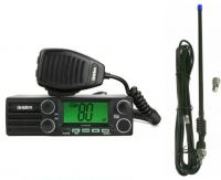 UNIDEN UH5050 H/DUTY 12V & 24V 5W UHF RADIO+AXIS CH300 FLEXI B