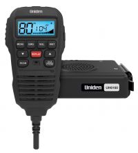 Uniden UH6160 uhf 80 channel 5w 12 24v in vehicle Radio Lcd mic