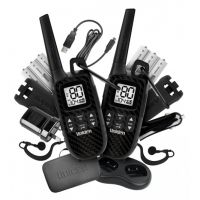 UNIDEN UH620-2DLX 2 WATT UHF HANDHELD 2 WAY RADIO - DELUXE PACK