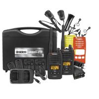 UNIDEN UH820S-2TP 2W UHF TWIN TRADIES TRADIE HANDHELD RADIO PACK