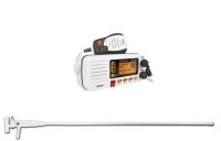 UNIDEN UM455VHF MARINE RADIO + AXIS MFV3 MARINE DIPOLE VHF ANTEN