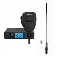 Uniden X80 Compact UHF CB with AT500BK 5.5dBi Antenna 12-24v 80c