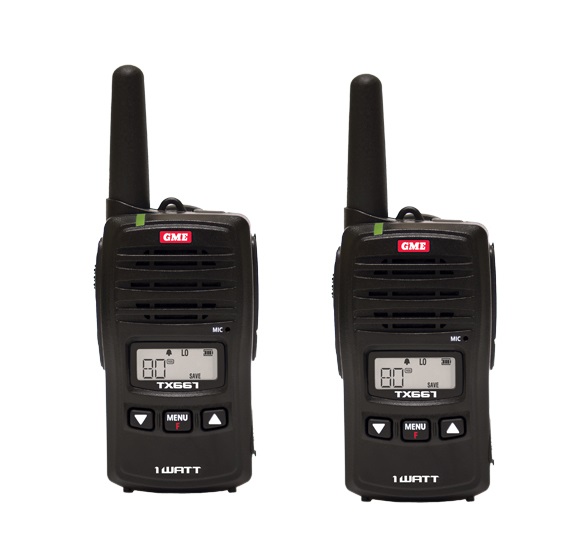Modal Additional Images for GME TX667  1 WATT 80 CHANNEL UHF HANDHELD RUGGED RADIO