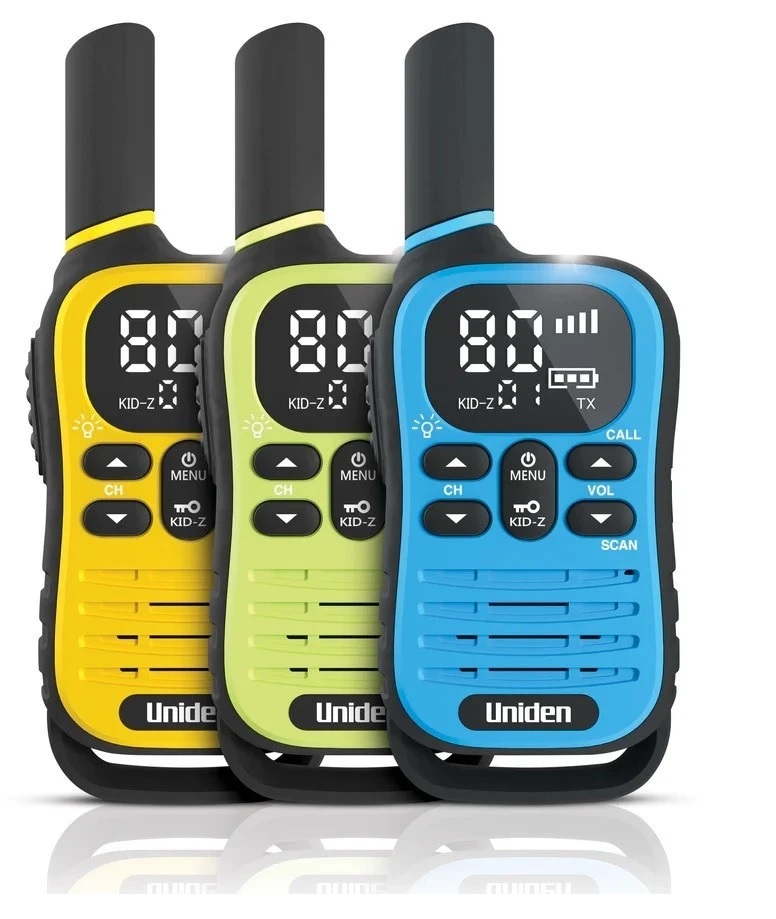 (image for) Uniden uh45-3 Max Walkie Talkie 2 way Uhf Radio Kids zone Secure