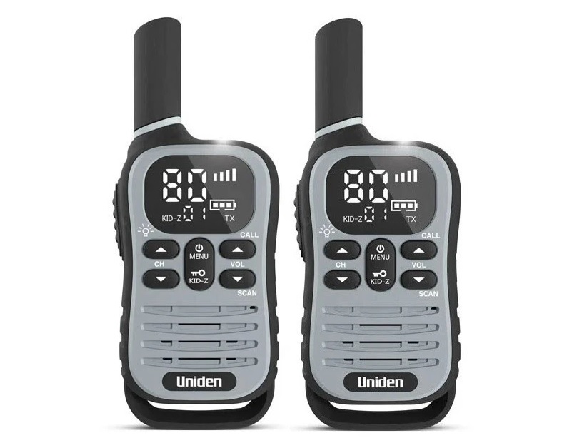 (image for) Uniden UH45BTW Grey Twin Pack Uhf CB Radio Walkie Talkie