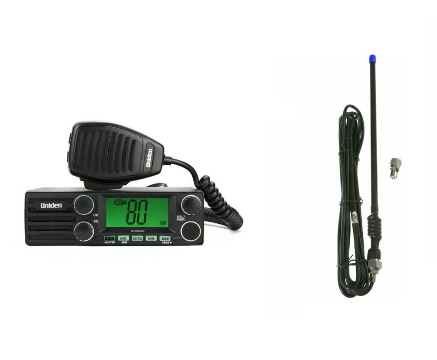 Modal Additional Images for Uniden UH5050 NB 5w Din Mount Size Uhf Vehicle Radio 12/24v 80ch