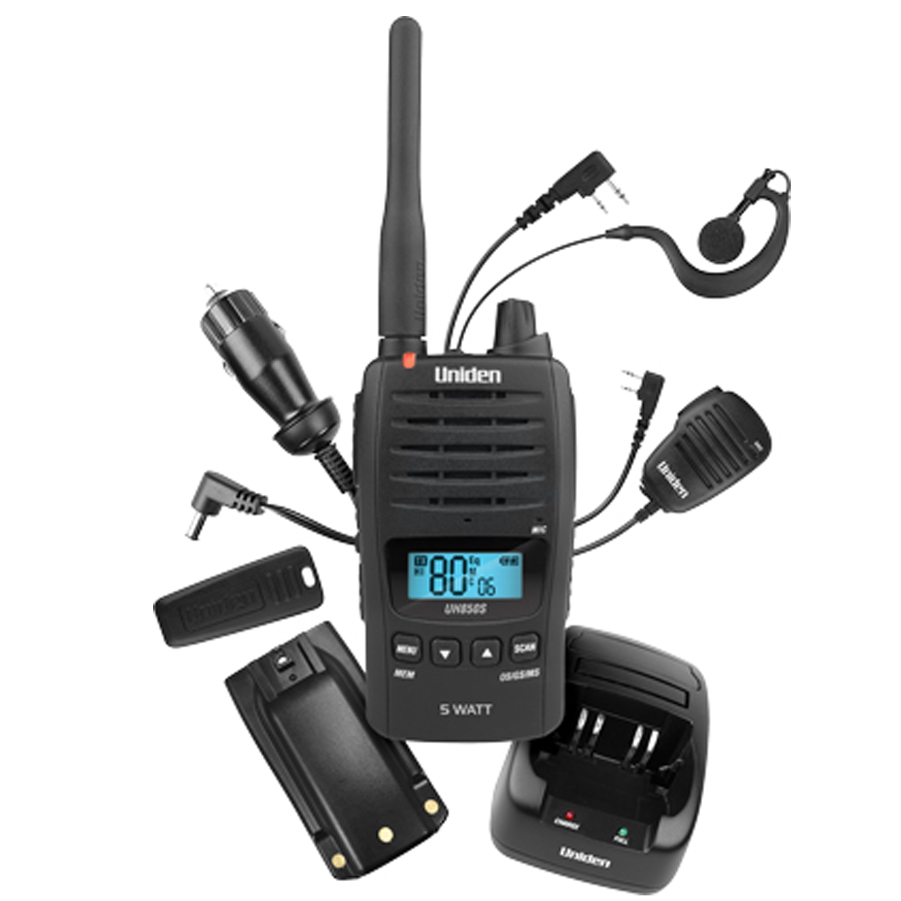 UNIDEN UH850S UHF WATERPROOF 5W HANDHELD RADIO MASTERSC